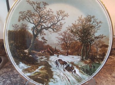 landscape in Winter display Plate