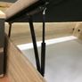 Oak Ottoman Storage Bed Stylish Space, single size Image 3