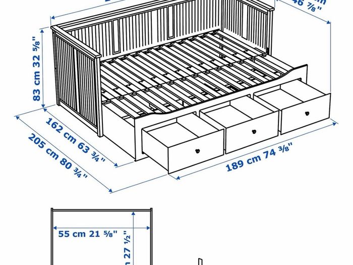 IKEA Sofa Bed Hemnes