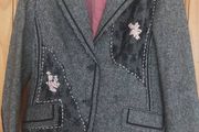 Marc Aurel tweed blazer (free postage)