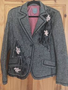 Marc Aurel tweed blazer (free postage)
