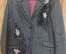 Marc Aurel tweed blazer (free postage)