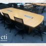2.8M Oak Boardroom Table - Grade A Image 2