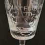 Vintage Thomas Webb Mayflower 70. Cut Glass Etched Crystal Goblet. Image 7