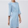 Warehouse Denim Ocean Fit & Flare dress Size 10 BNWT Image 2