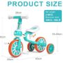 4-in-1 Balance Bike, Children's Tricycle, Balance Bike, Walker Aid for Children Image 5