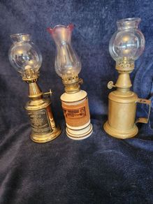 French oil lamps
