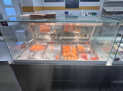 Hot Deli Counter / Heated Food Display Commercial