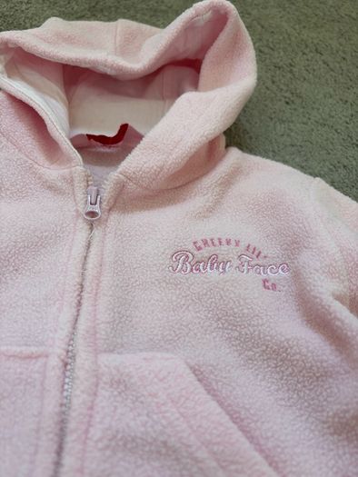 baby girls fleece hoodie 0-3 months