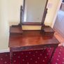 Antique-Style Wooden Dressing Table / Vanity with Mirror Image 8