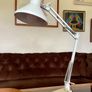 Vintage White Luxo Italian Architects Counterpoise Table Lamp 1970s Image 3