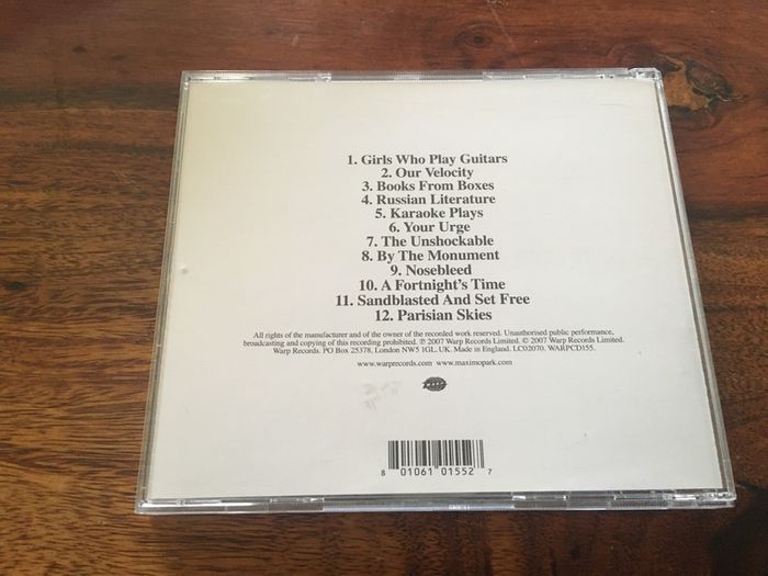 Maximo Park CD Our Earthly Pleasures