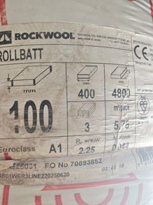 2 and 2/3 Rockwool Batt Rolls