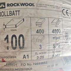 2 and 2/3 Rockwool Batt Rolls
