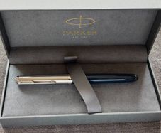 Parker 51 Midnight Blue Fountain Pen Fine Nib - Made in France
