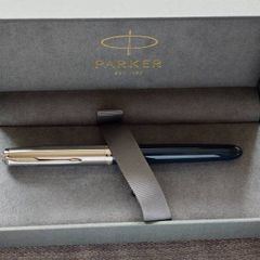 Parker 51 Midnight Blue Fountain Pen Fine Nib - Made in France