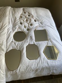 Assortment of gold mirrors priced individually