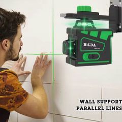Laser Level 12 Lines 3D Self-Leveling 360 Horizontal And Vertical Cross Super Powerful Green Laser Beam Line