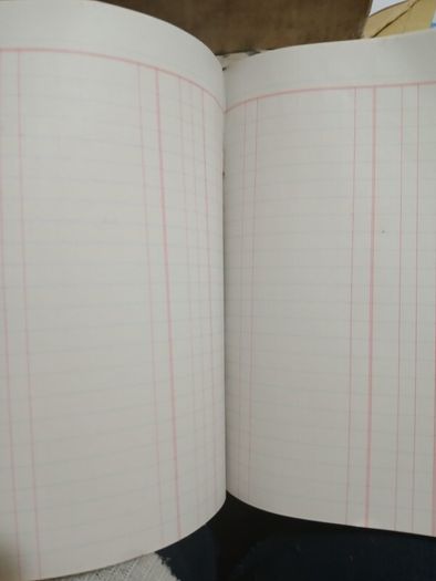 Vtg.  Leatherbound Accounts Journal