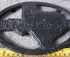cast metal texas trevet