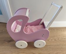 Wooden doll pram/ walker