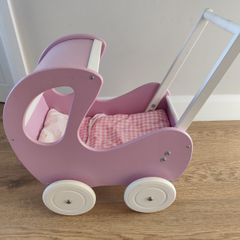 Wooden doll pram/ walker