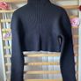 jumper Bnwt Zara navy cropped long sleeve jumper size small Image 8