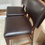 2 x Beautiful Very Sturdy Kitchen Breakfast Bar - Island High Stools - Can Deliver Image 2