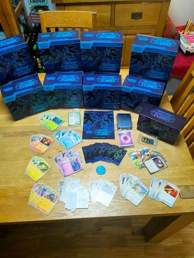 Phantasmal Flames ETBs Open - Full set Holos and base cards