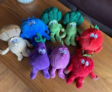 Lidl Goodness Gang Plush Fruit & Vegetables Soft Plush Toys
