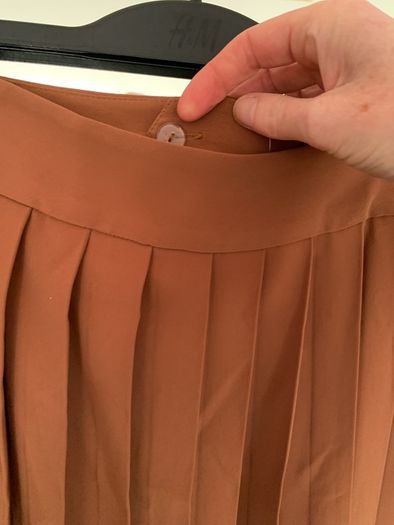 Long selected femme pleated skirt