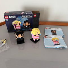 Lego Brick Headz Wednesday and Enid