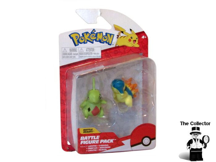 Pokemon Battle Figure Pack Larvitar And Cyndaquil 2 Pack Battle Figure Set Brand New Sealed
