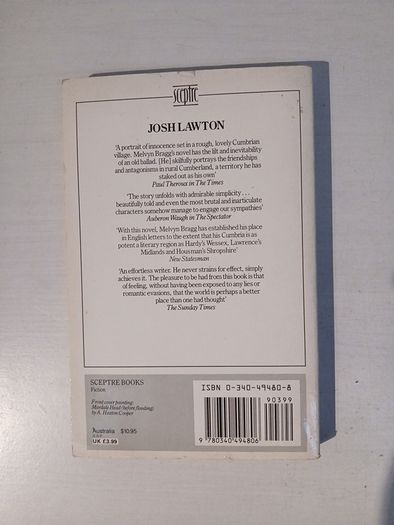 Josh Lawton by Melvyn Bragg