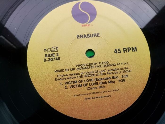 Erasure - Victim of Love - Vinyl
