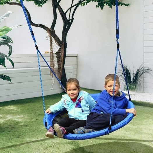 NEW SALE |  Round Tree Swing 100cm - Blue