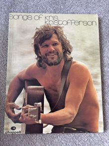 The Songs of Kris Kristofferson 1975 Sheet Music Songbook