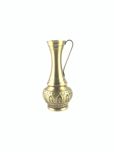 Vintage metal vase