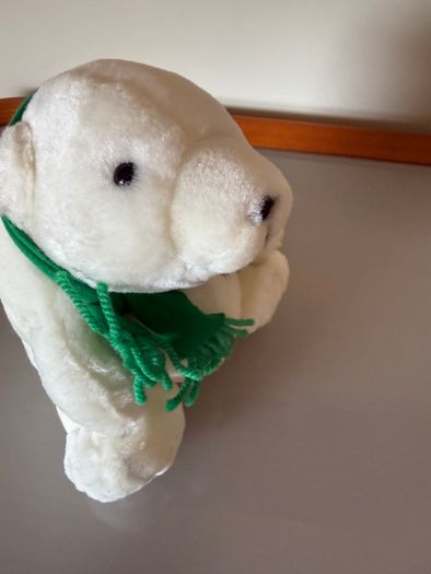 1993 vintage Coca-Cola polar bear soft toy