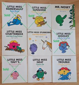 Mr Men Large Paperback Books 21x23cm. Any 4 x 10 euros