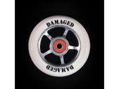 Damaged Alloy 5 Spoke 100mm Silver Wheel With Abec 9 Bearings
