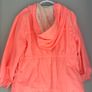 Zara girls neon peach spring summer jacket Age 2-3 EUC Image 3