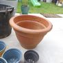 Bundle of various garden planter pots. Image 3
