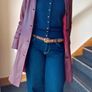 Vintage real leather trench coat from the late 90s - Size S/8 Image 8