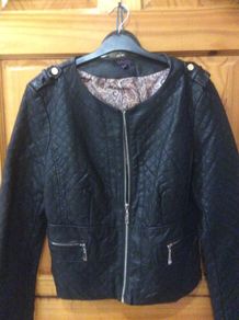 New leather type jacket