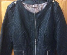 New leather type jacket