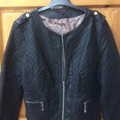 New leather type jacket