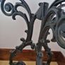 Wooden Table with Cast Iron Base Image 7