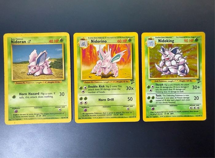 Pokemon - Nidoran, Nidorino & Nidoking