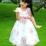 New Pink Wedding Christening Flower Girls Dress Sz 10-11 Y Image 4